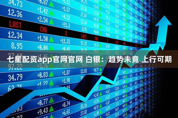 七星配资app官网官网 白银：趋势未竟 上行可期